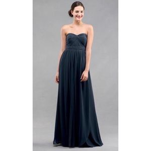 JENNY Yoo Navy Mira Convertible Bridesmaid Formal Dress, Size 10, EUC
